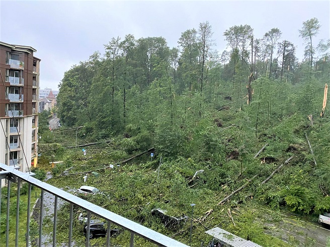 Wie nach einem Tornado